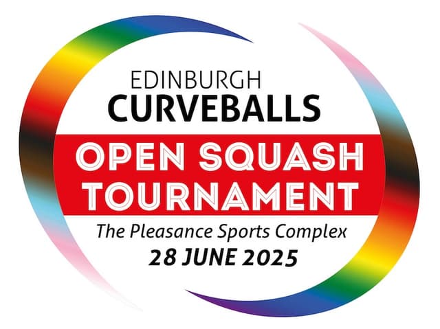 Edinburgh Curveballs Open Squash Tournament Logo
